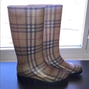 Authentic Burberry Rain Boots